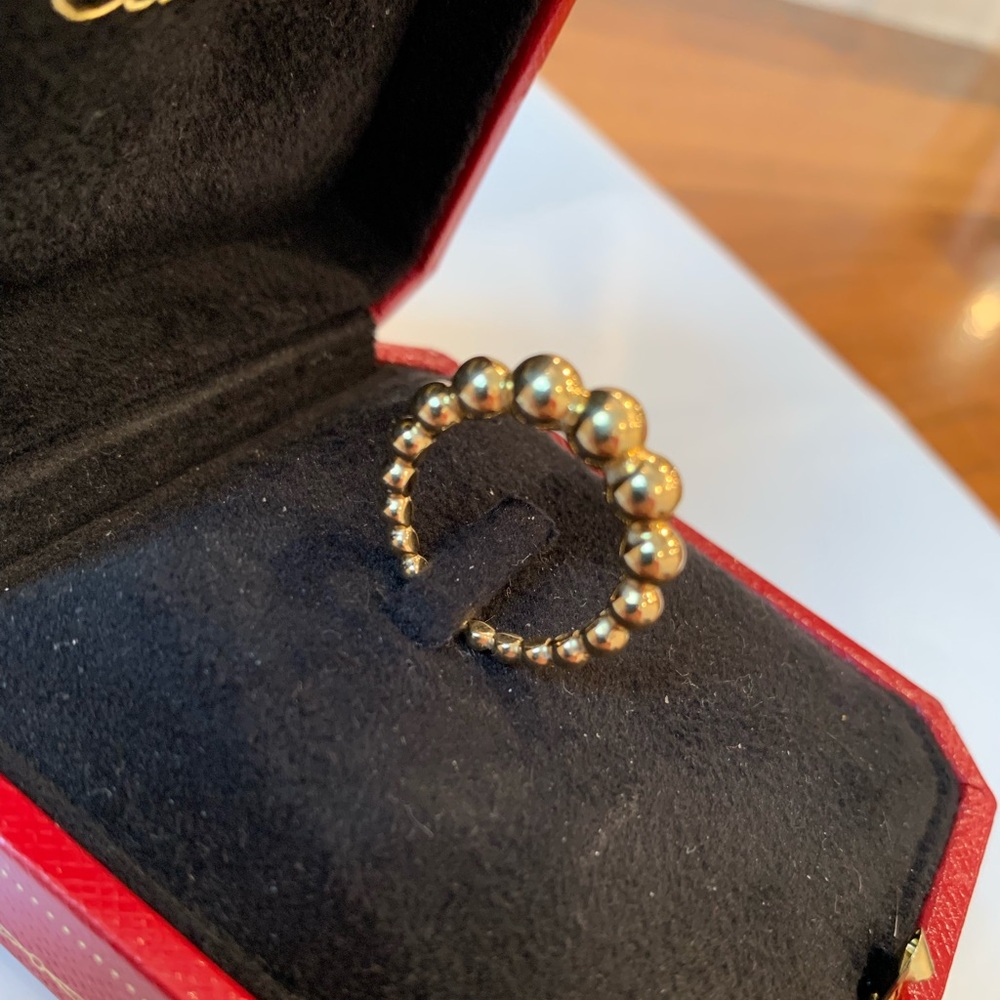 VCA Perlee Variation ring 18k YG Size 52/6